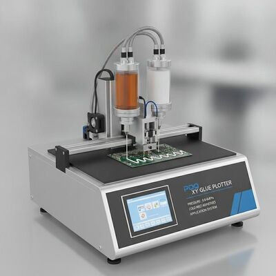 XY Glue Plotter با فشار 0.6-0.8Pa، ارتفاع انبار 840mm و خروجی چسب 2-3Kg / h برای چسب دقیق