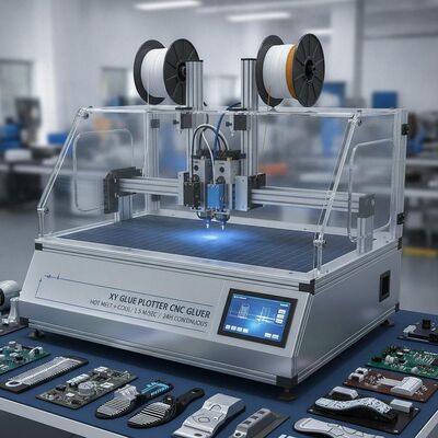 XY گلو تراکتور CNC گلویر با ذوب گرم و سرد گلو در یک عملیات حداکثر.1.5 م / ثانيه سرعت و 24 ساعت زمان کار